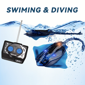 Megelin Remote Control Boat High-Simulation Diving Manta