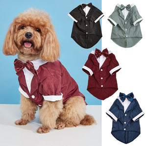 Pet Tailcoat Dress VIP Suit for Small Medium Dogs