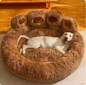 Plush Bear Paw Pet Dog Sofa Beds for Ultimate Comfort!