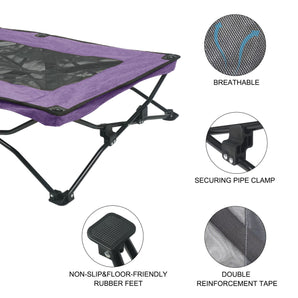Outdoor folding dog bed