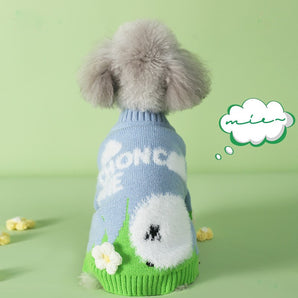 Dog Cute Sweater Winter Warm Clothing for Small Medium Dogs