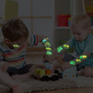 Children Disposable Luminous Tattoo Waterproof Sticker 10Pcs