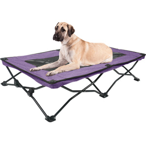 Outdoor folding dog bed