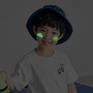 Children Disposable Luminous Tattoo Waterproof Sticker 10Pcs