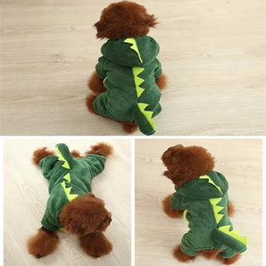 Warm Pet Dogs Hoodie for Small Dogs Winter Puppy Cat Costume