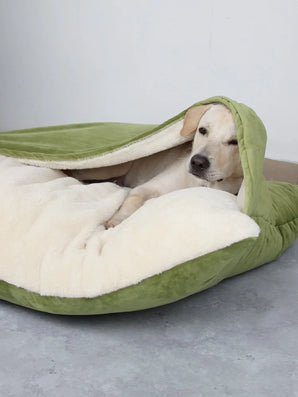 Dog Beds with with Blanket Big Dog Sleep Bag