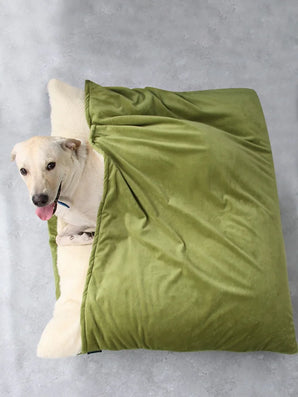 Dog Beds with with Blanket Big Dog Sleep Bag