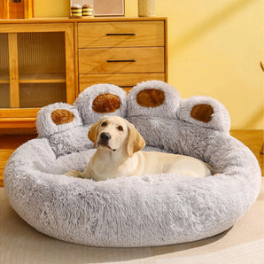 Plush Bear Paw Pet Dog Sofa Beds for Ultimate Comfort!