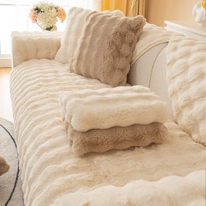 Thick Plush Warm Non-Slip Couch Cover