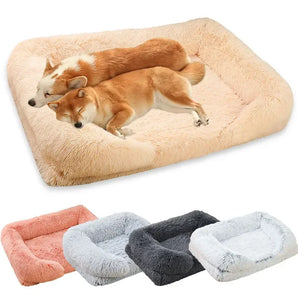 Large Dog Bed Plush Ring Cat Puppy House Sleeping Mats