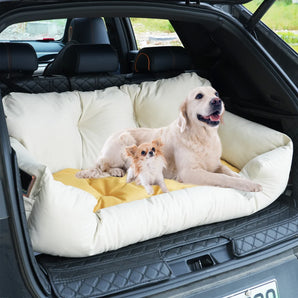 Large Waterproof Double Seat Pet Car Cover