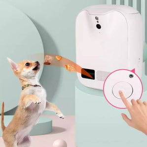 Automatic Wifi Pet Camera Dog Treat Dispenser with Monitoring 360 view 1080p