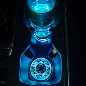 Universal LED Luminous Car Water Cup Coaster Holder